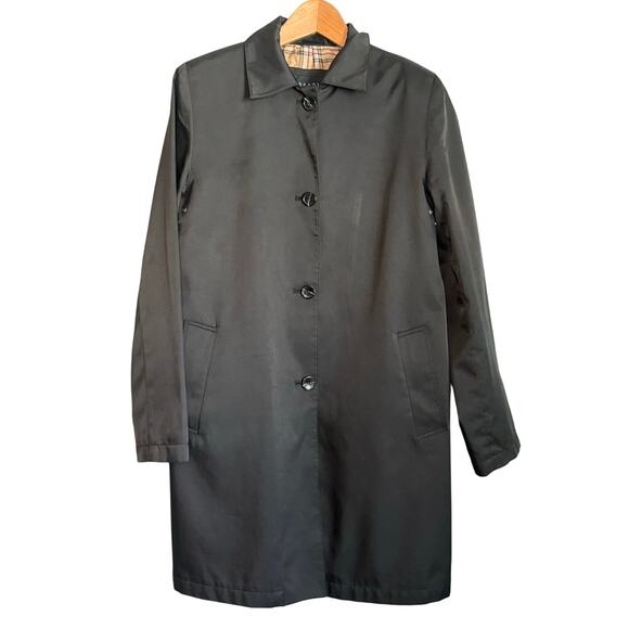Kenneth Cole Reaction Women's Small Black Lightweight Overcoat Jacket - Picture 2 of 8